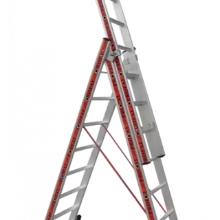 Profal Τριπλή Σκάλα Αλουμινίου 3x11